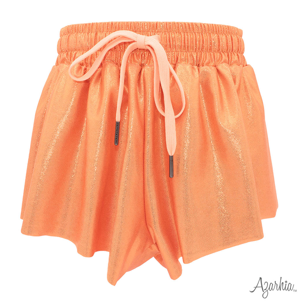 Orange Shimmer Butterfly Short
