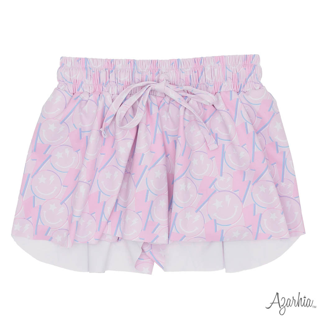 Smiley Spark Butterfly Shorts