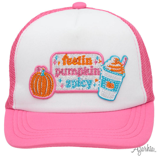 Feelin Pumpkin Spicy Trucker Hat