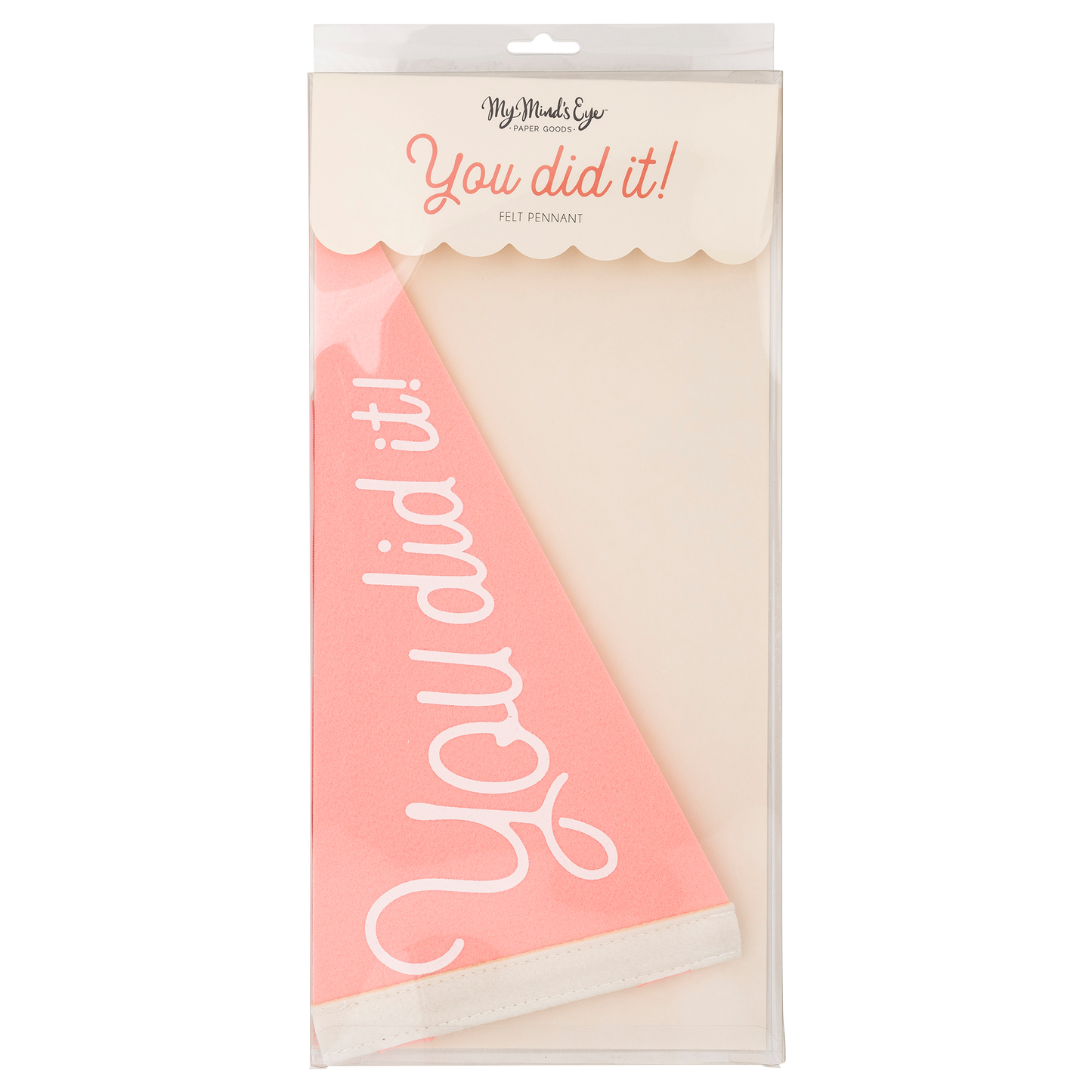 You Did It! Celebration Pennant