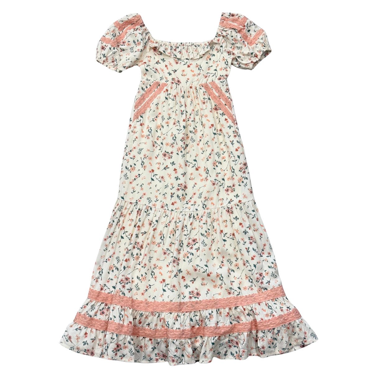 Soft Floral Maxi Dress