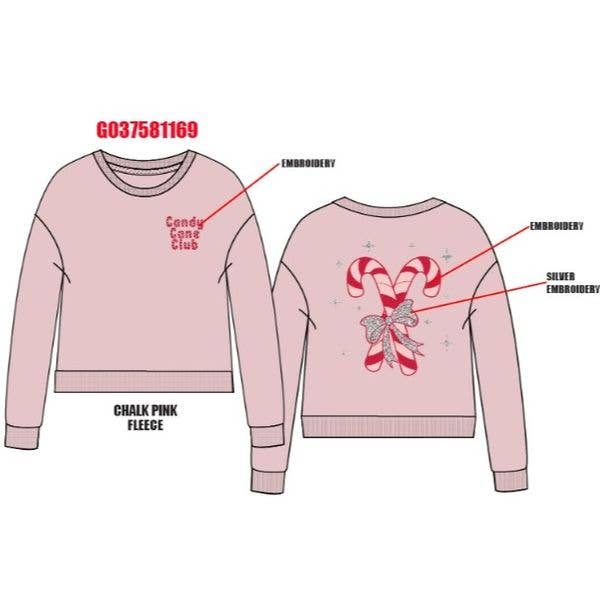 Candy Cane Club Sweatshirt