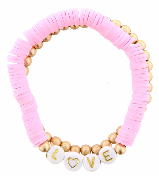 Love Beaded Bracelet Set