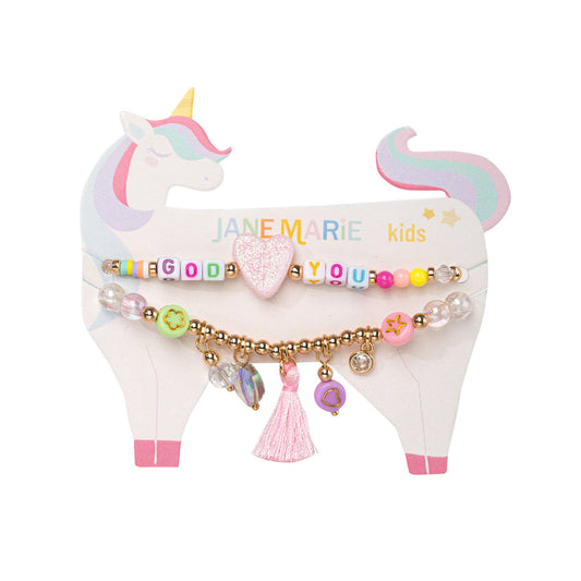 God Loves You Bracelet Set- SHIPS August 1