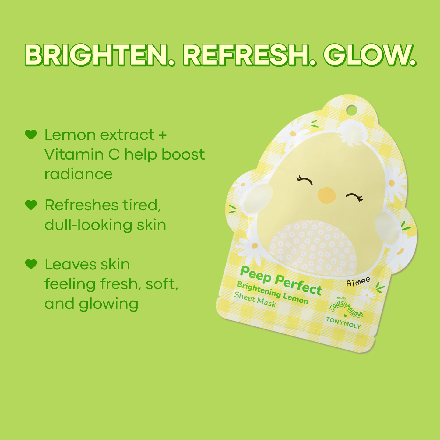 Squishmallows Aimee Sheet Mask