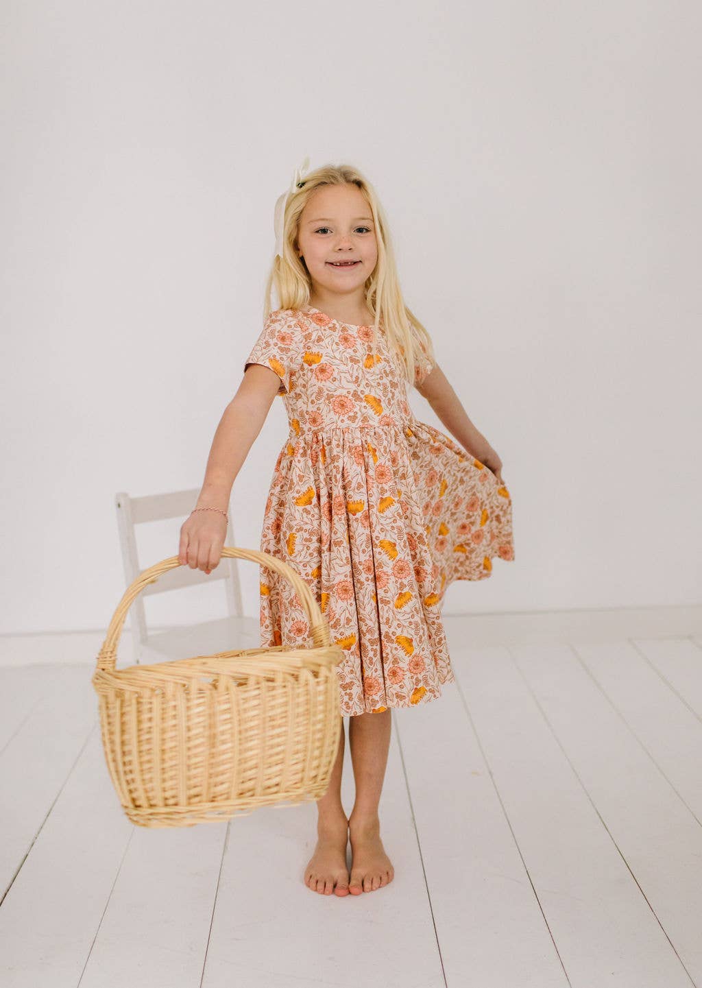 Boho Floral Twirl Dress