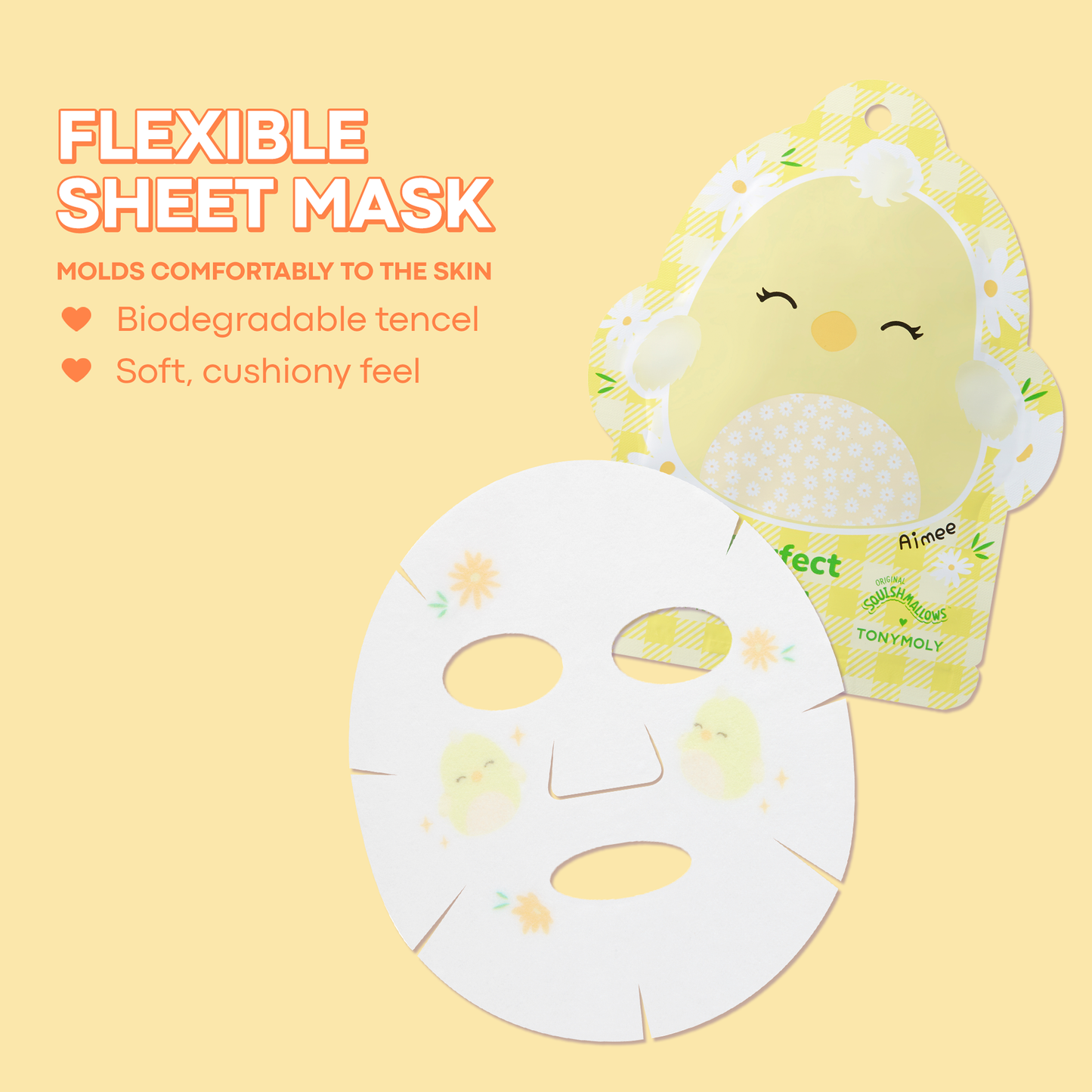Squishmallows Aimee Sheet Mask