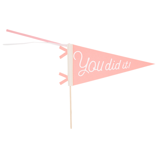 You Did It! Celebration Pennant