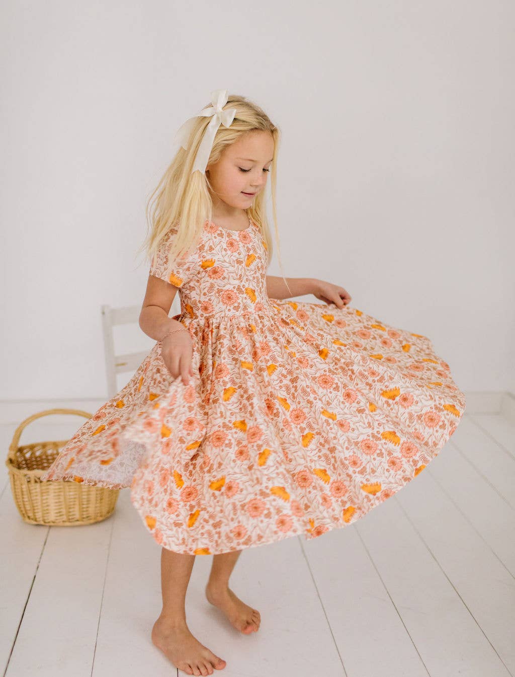 Boho Floral Twirl Dress