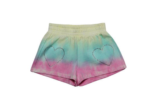 Heart Tie Dye Shorts