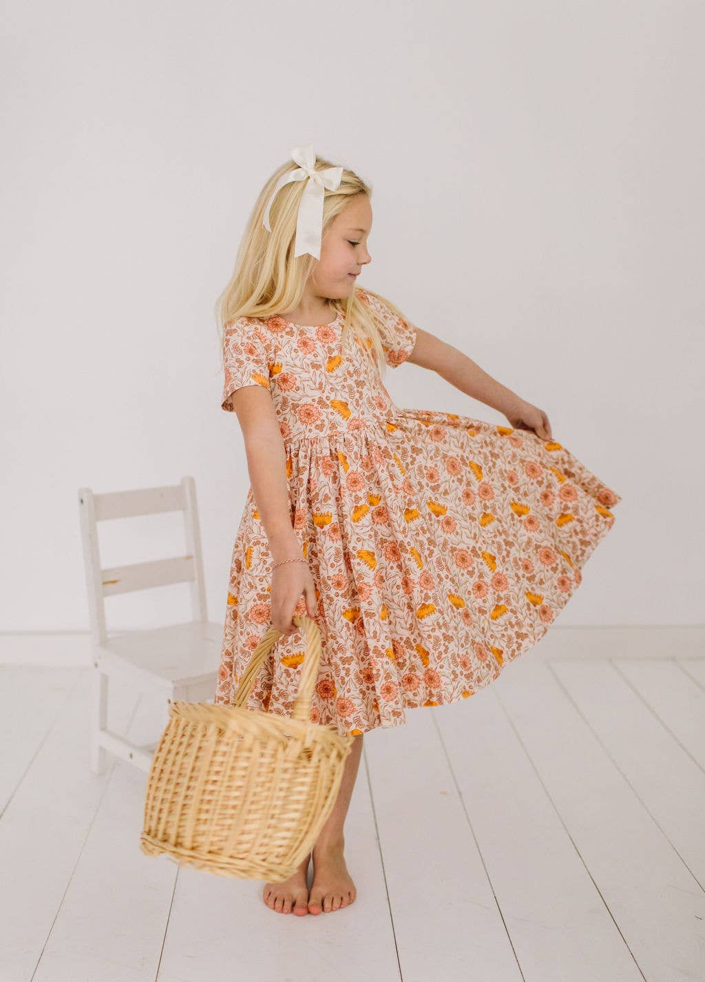 Boho Floral Twirl Dress