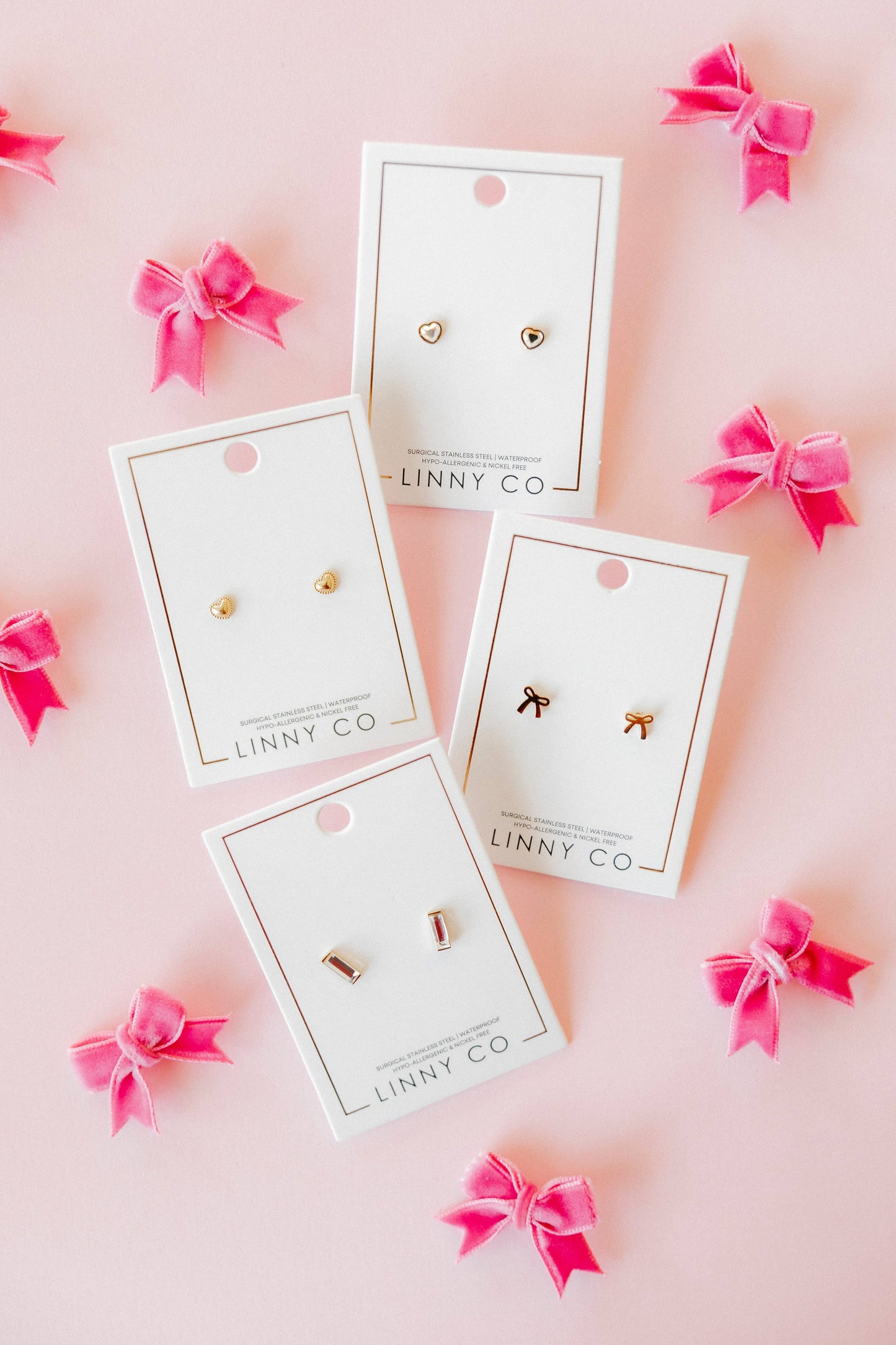 Iridescent Heart Earrings