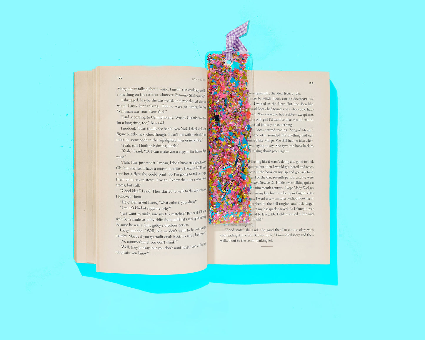 Confetti + Gingham Bookmark- SHIPS July 26