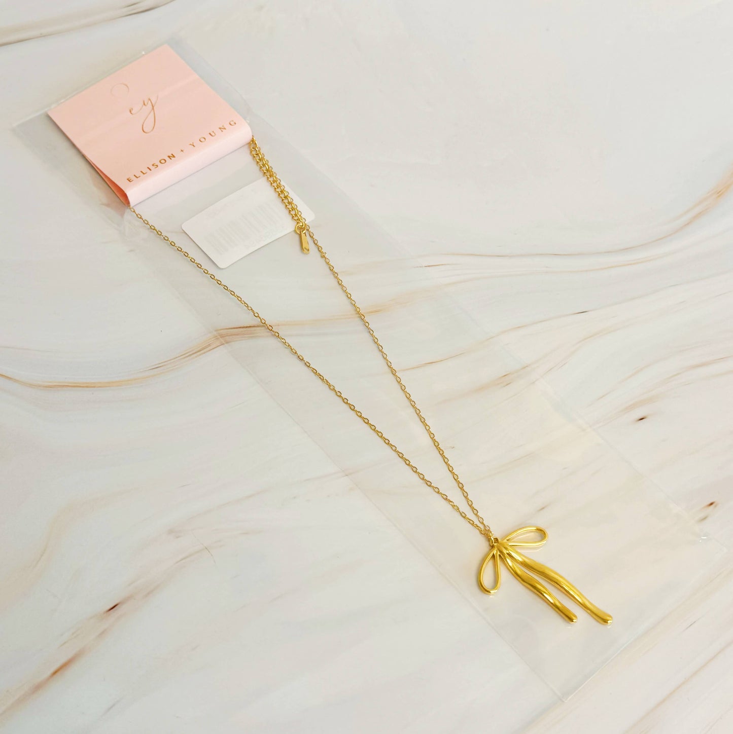 Bow Pendant Necklace