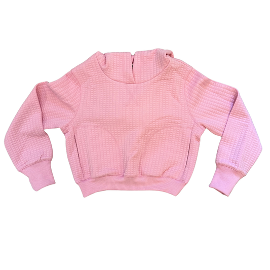 Candy Pink Cropped Hoodie