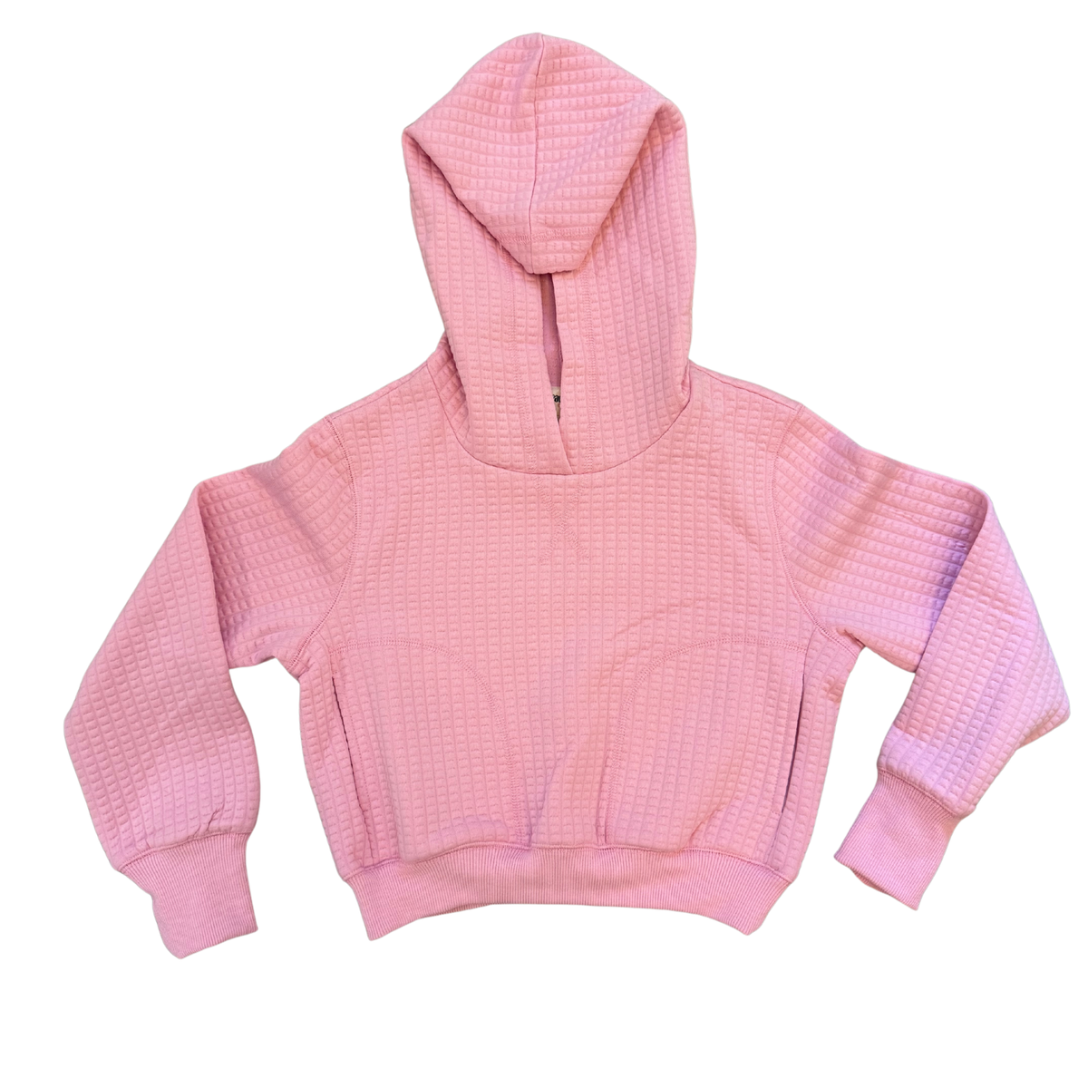 Candy Pink Cropped Hoodie