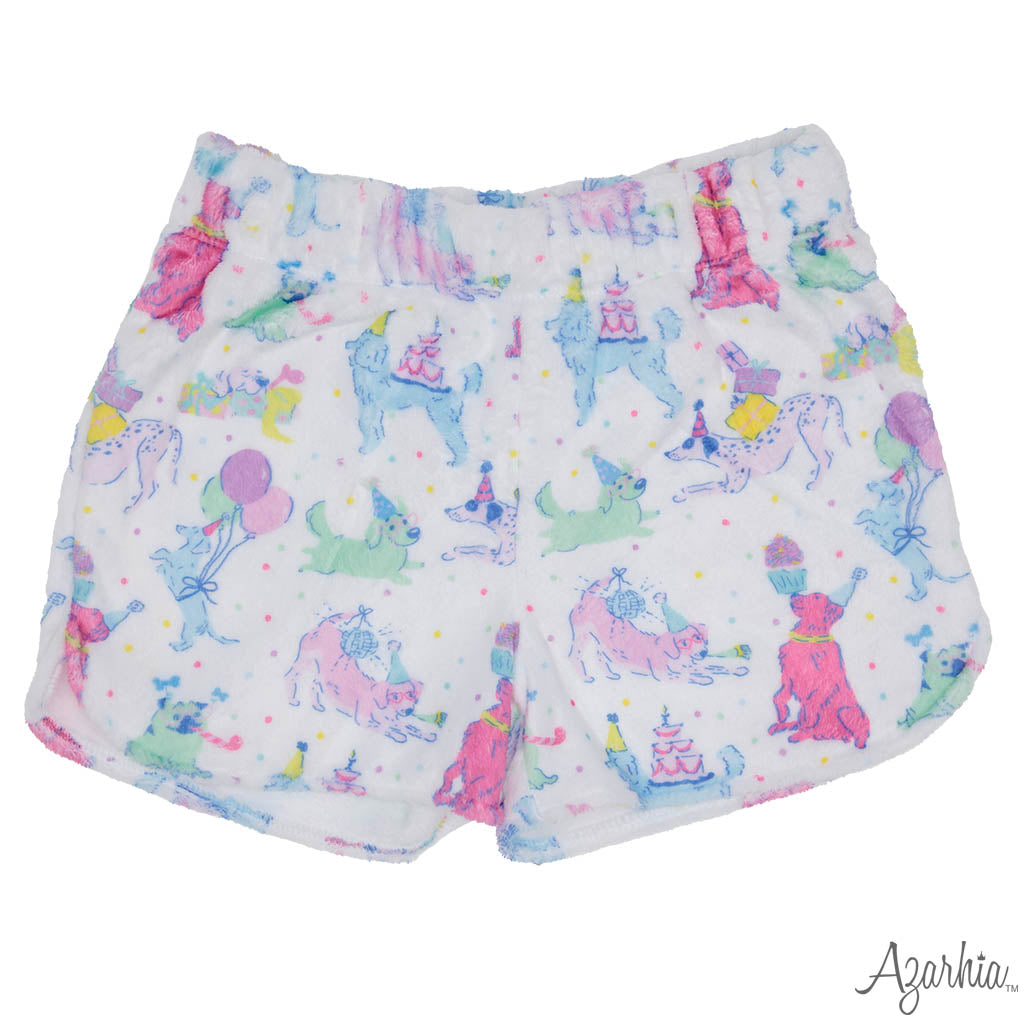 Birthday Dogs Plush Sleep Short