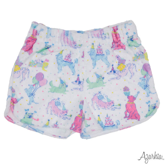 Birthday Dogs Plush Sleep Short