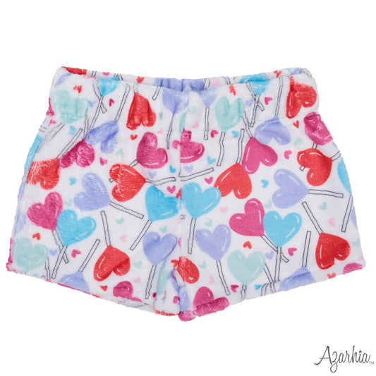 Heart Candy Plush Sleep Short
