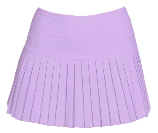 Lavender Mini Pleat Skort