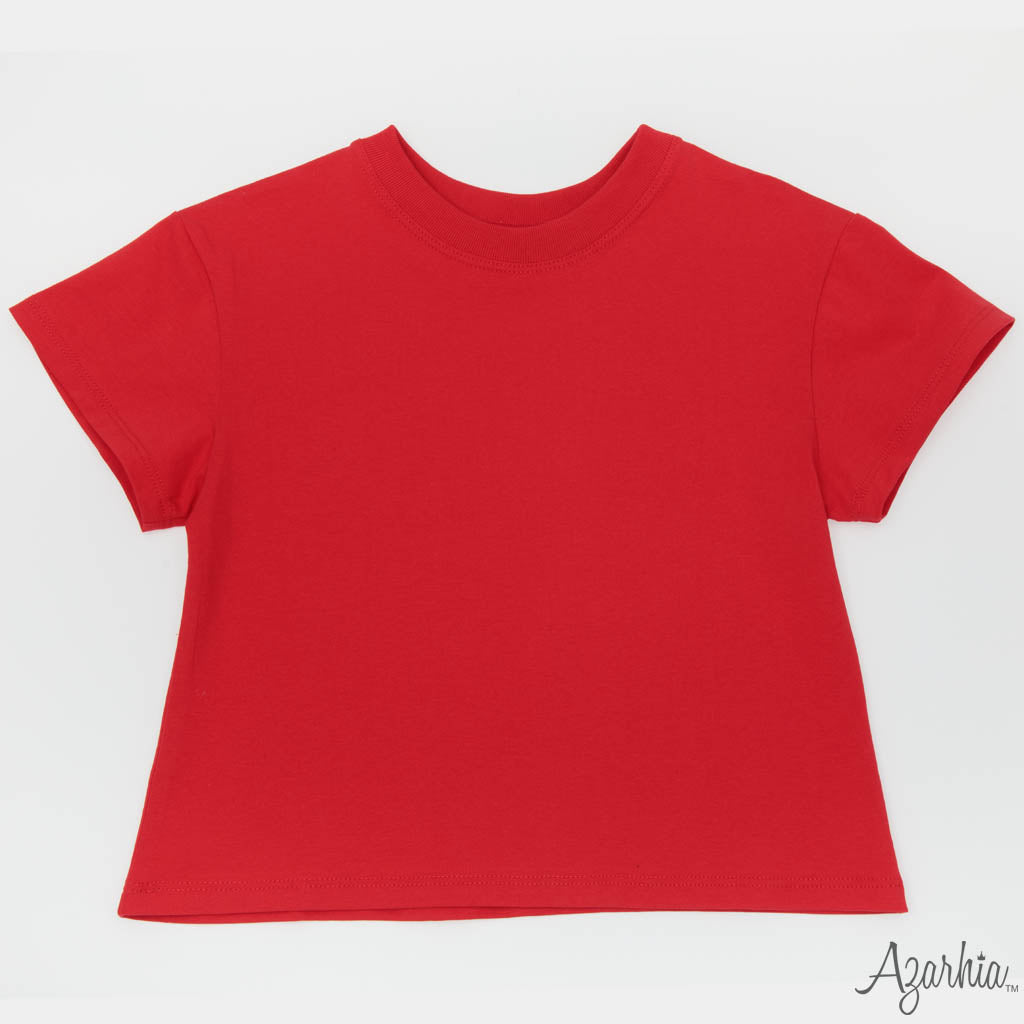Red Boxy Tee