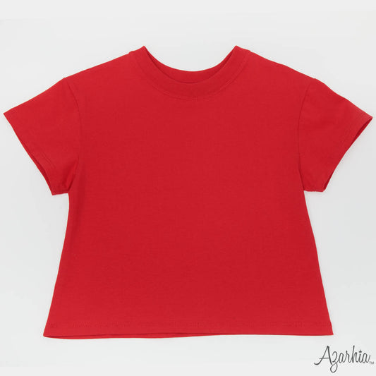 Red Boxy Tee
