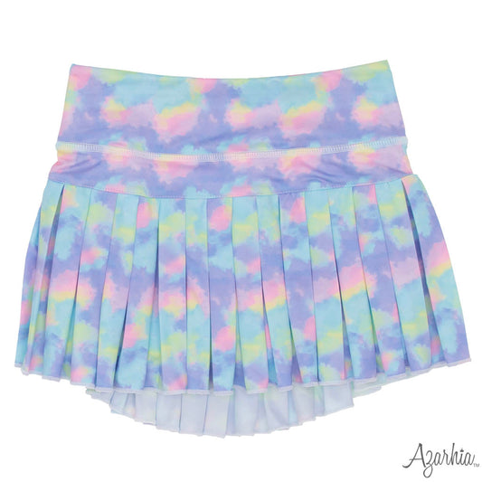 Electric Clouds Mini Pleat Skort