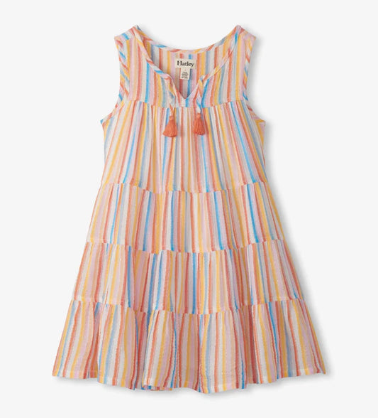 Sunny Stripes Shimmer Dress