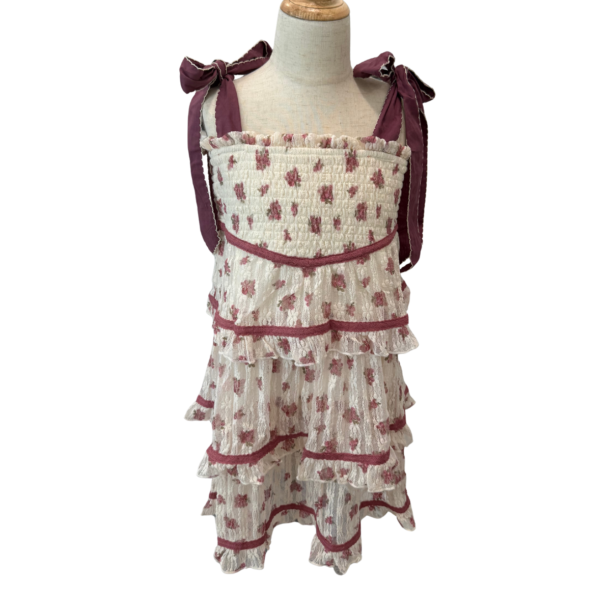 Ditsy Floral Tie Strap Dress