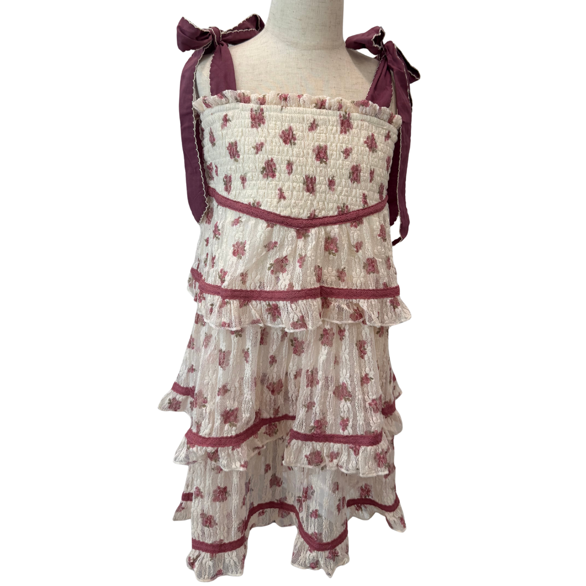 Ditsy Floral Tie Strap Dress