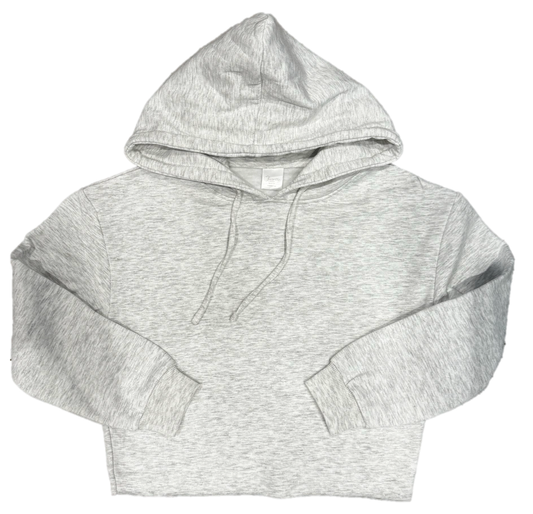 Cloud Hoodie With Raw Edge Bottom