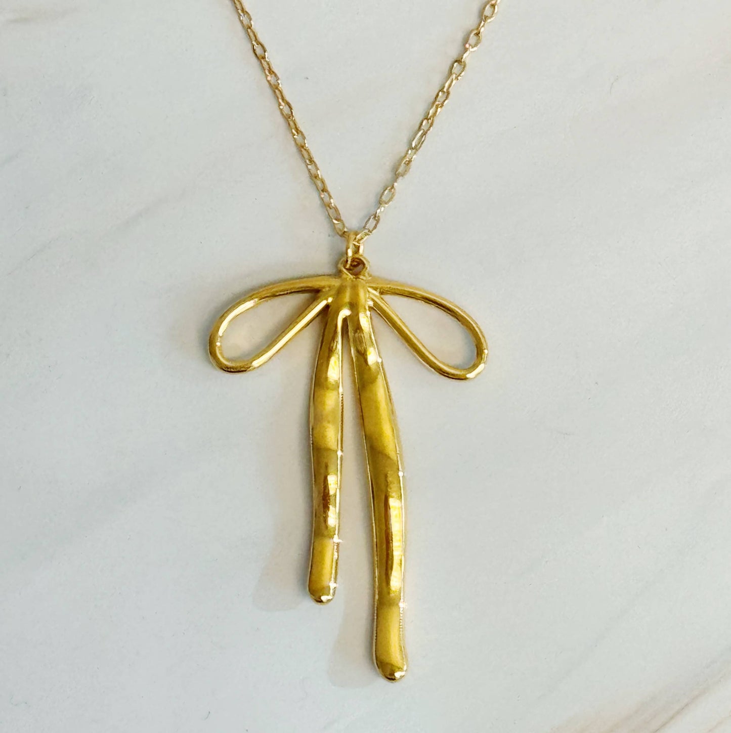 Bow Pendant Necklace