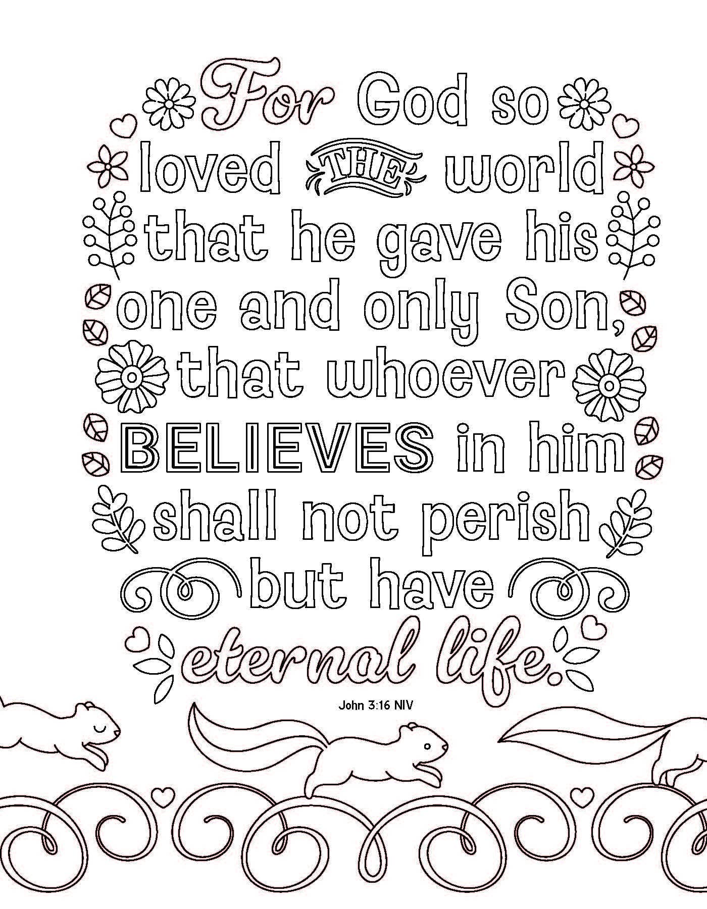Color the Bible Coloring Book