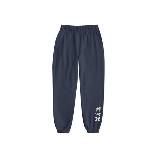 Bow Jogger Sweatpants- SHIPS ON 10/30