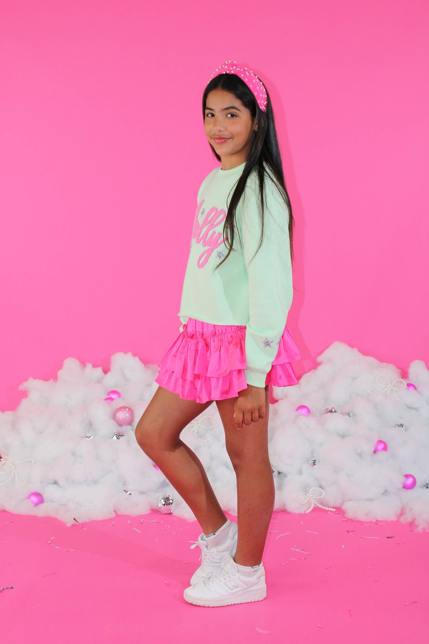 Jolly Rhinestone Stars Sweatshirt