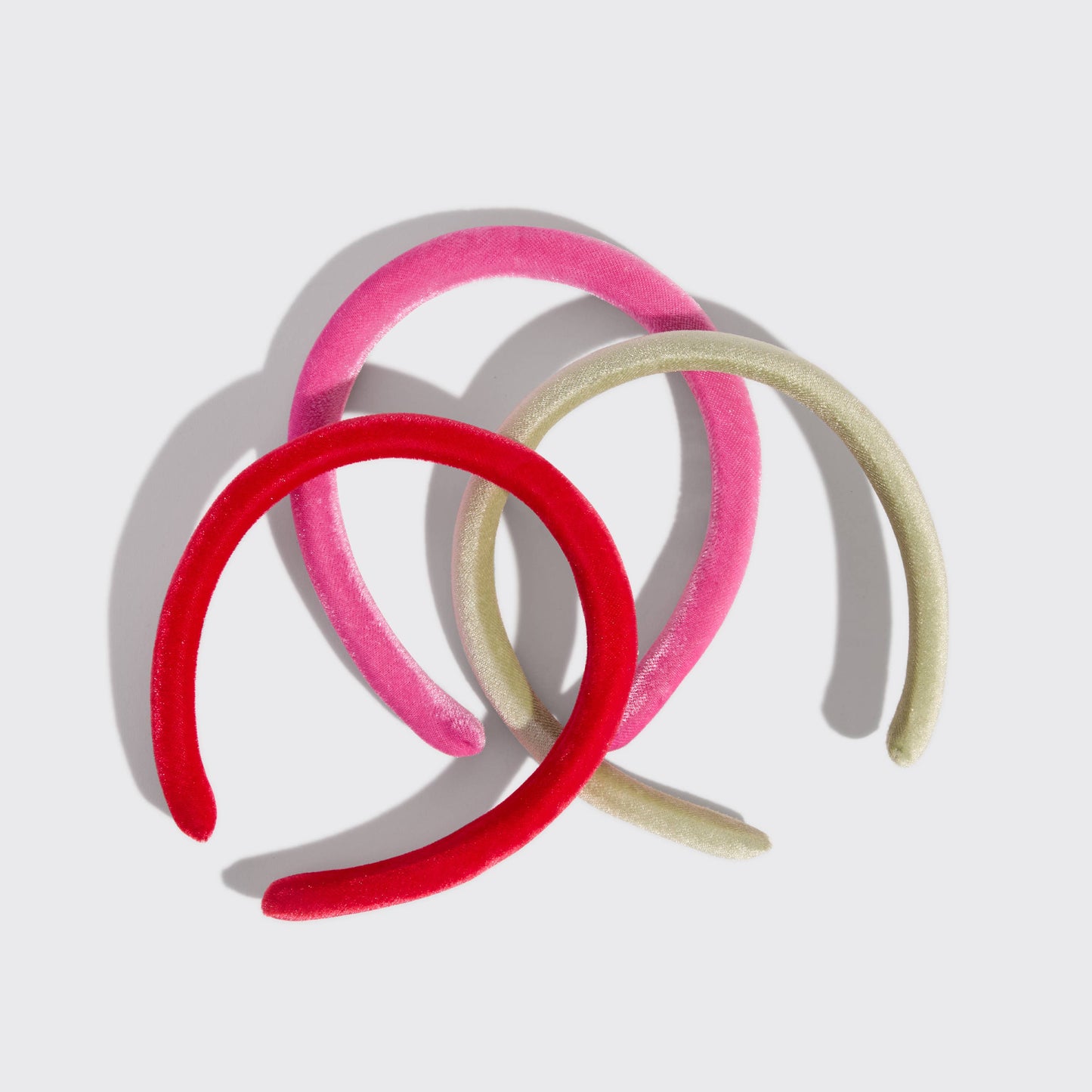 Velvet Holiday Headband Set