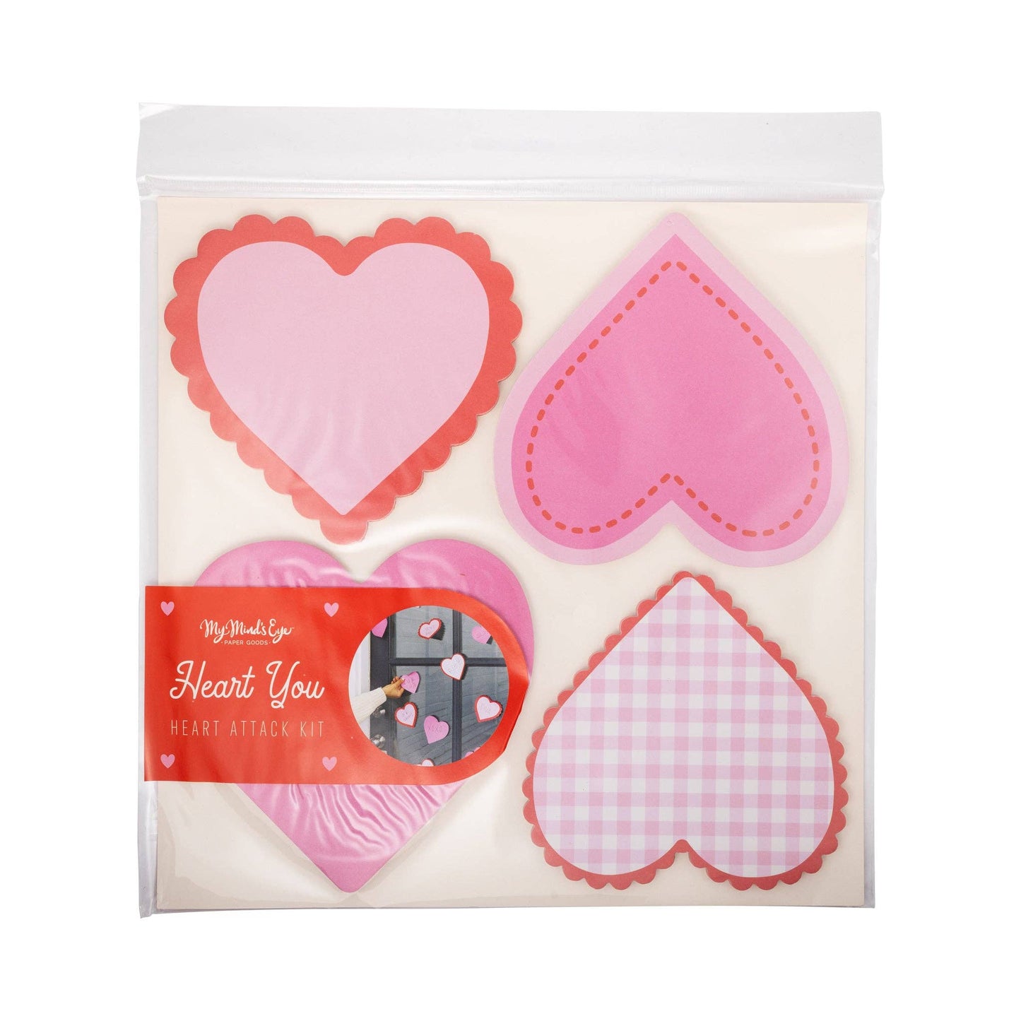 Heart Sticky Notes Set