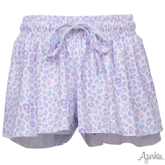 Leopard Love Butterfly Shorts